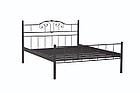 Кровать двуспальная Бостон 42.26-01 (160х200) металл черный Олмеко, фото 2