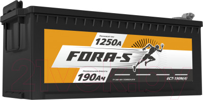 Автомобильный аккумулятор Fora-S Рус 4 клемма болт - фото 1 - id-p225257963