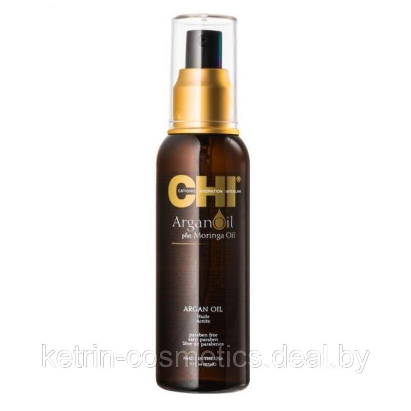 Аргановое масло для поврежденных волос CHI Argan Oil 89 мл - фото 1 - id-p225262583
