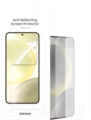 Набор защитных пленок для телефона Samsung Screen Protector для S24 Антибликовая / EF-US921C - фото 4 - id-p224589210