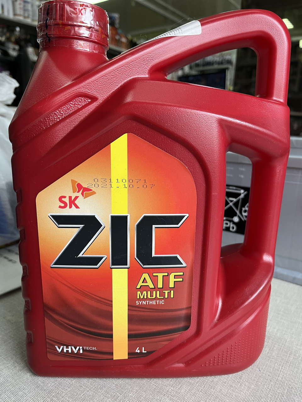 Трансмиссионное масло ZIC ATF Multi 4л - фото 1 - id-p225263403
