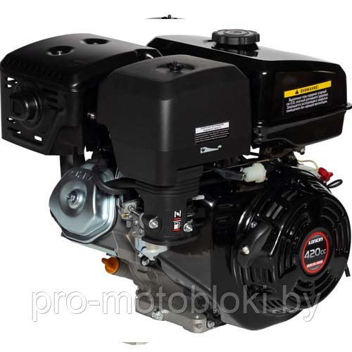 Двигатель Loncin G420FD (А type) 15 л.с. D25,0,6А электростартер (вал шпонка 25мм) - фото 3 - id-p225263322