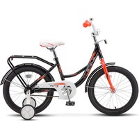 Детский велосипед Stels Flyte 16 Z011 2021 (черный/красный)