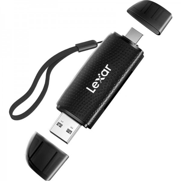 Карт-ридер Lexar microSD / SD Card reader USB-A / USB Type-C 3.2 Gen 1 - фото 1 - id-p225217142