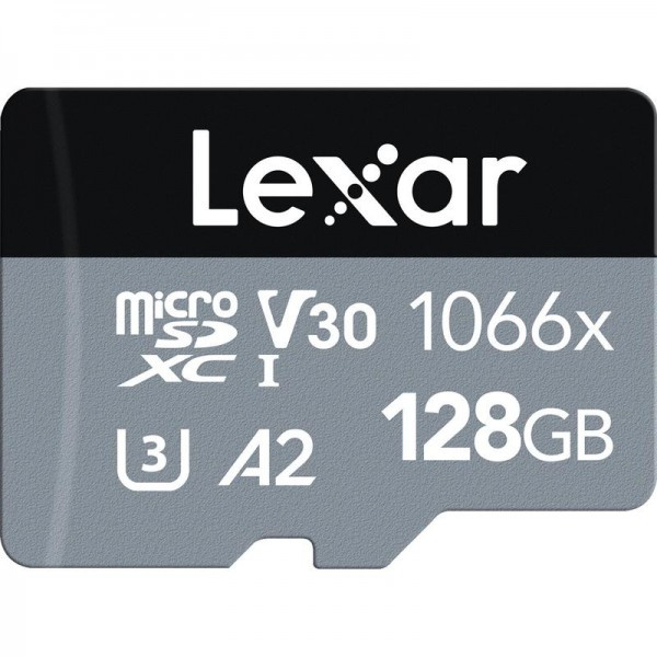 Карта памяти Lexar Professional 1066x microSDXC 128Gb UHS-I U3 A2 V30 160MB/s (R) 120MB/s (W) - фото 1 - id-p225208286
