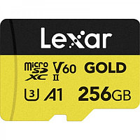 Карта памяти Lexar Professional Gold microSDXC 256Gb UHS-II U3 V60 280MB/s (R) 180MB/s (W)