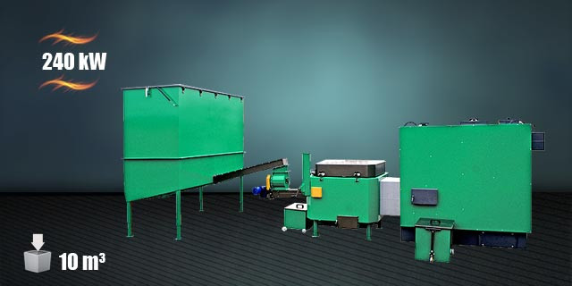 Автоматический комплекс SMOK с керамической горелкой 240 кВт - фото 1 - id-p225263976