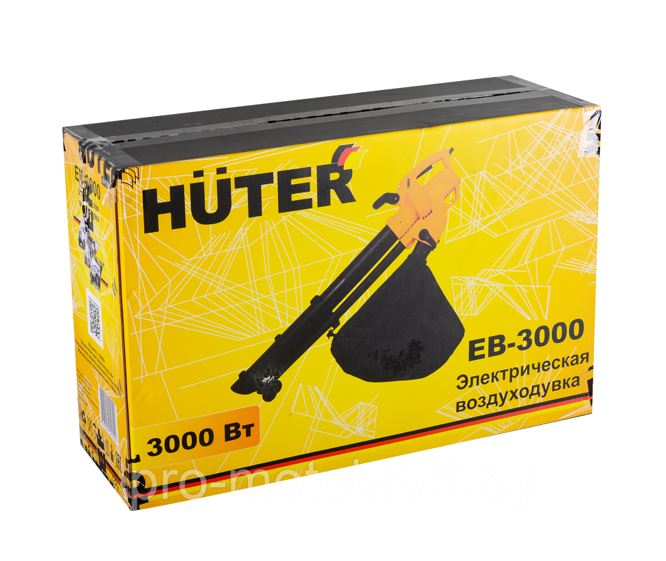 Воздуходувка-пылесос электрическая Huter EB-3000 - фото 6 - id-p225264014