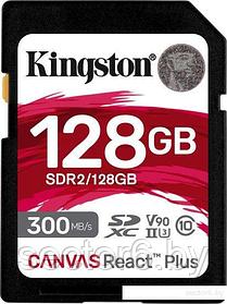 Карта памяти Kingston Canvas React Plus SDXC 128GB