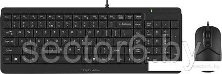 Клавиатура + мышь A4Tech Fstyler F1512 (черный), фото 2