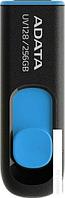 USB Flash A-Data DashDrive UV128 256GB (черный/синий)
