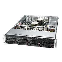Supermicro SYS-620P-TRT 2U, LGA-4189, TDP 270W, Intel C621A, 18xDDR4, 8x 3.5" hot-swap, SATA3 (6Gbps), 4xPCI-E
