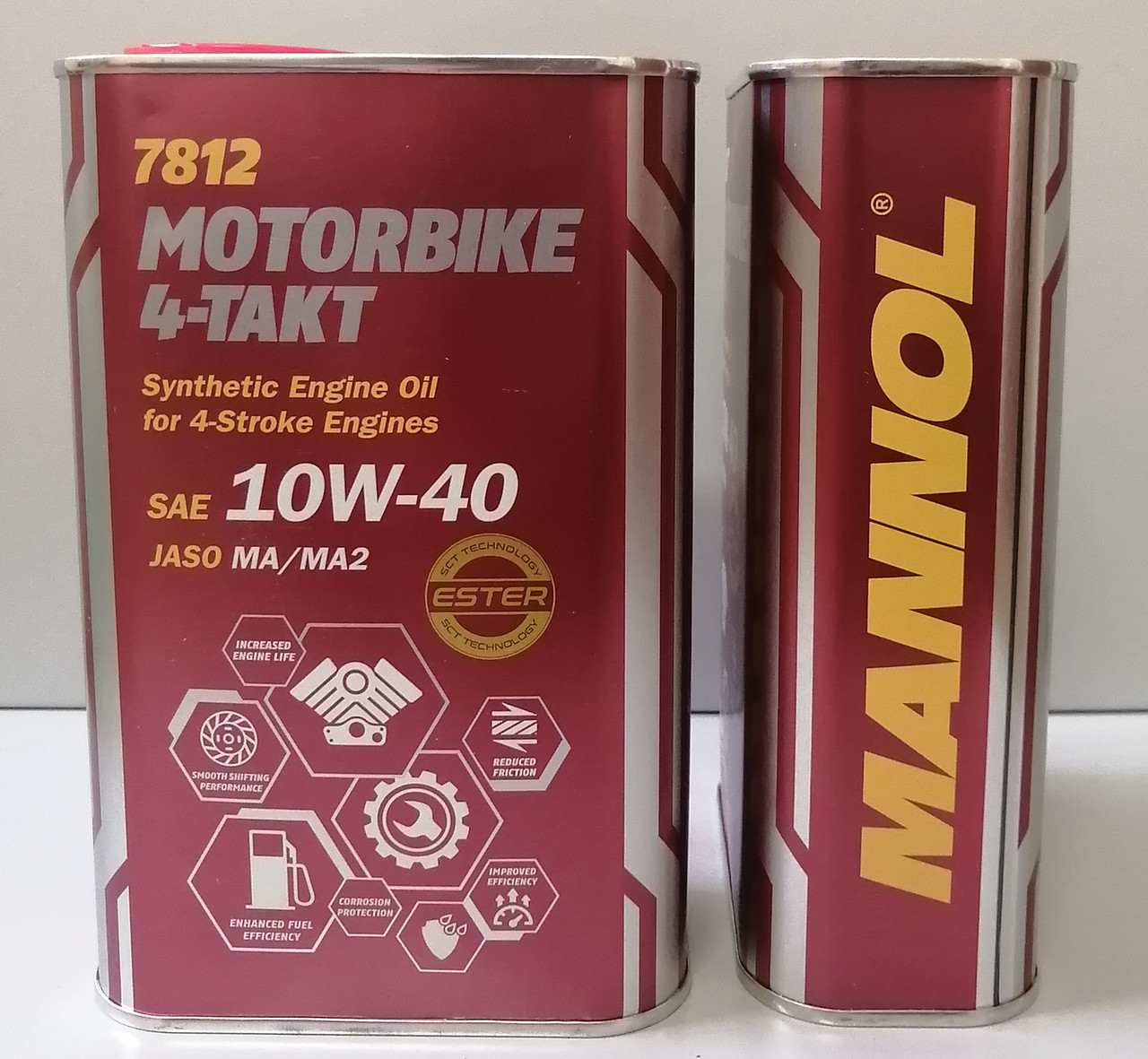 Motorbike 4-Takt 10W-40 MANNOL 7812, 1л MOTO - фото 3 - id-p204004484