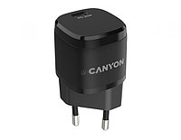 Сетевое зарядное устройство Canyon H-20-05 CNE-CHA20B05, USB Type-C, до 20Вт, Черный