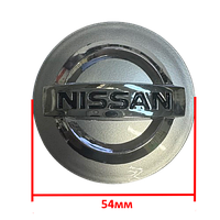 Колпачок в литой диск Nissan 50х54мм (хром)