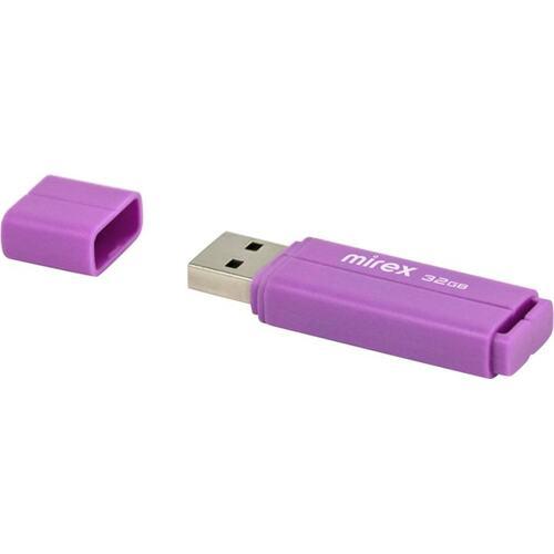 Флеш накопитель 32GB Mirex Line, USB 2.0, Фиолетовый - фото 1 - id-p222452800