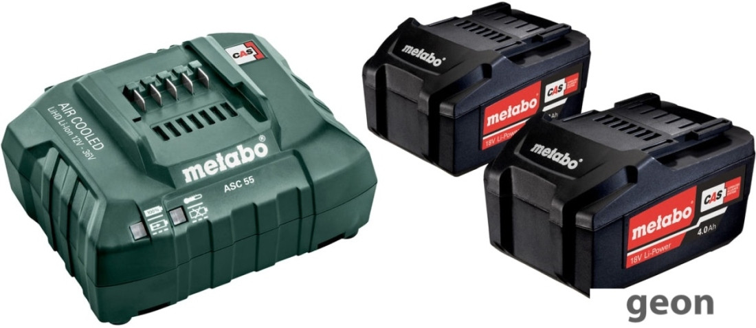 Аккумулятор с зарядным устройством Metabo 685050000 (18В/4 Ah + 12-36В) - фото 1 - id-p225266663