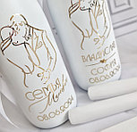 Свадебные бутылки в стиле "Контурные рисунки" (рисунок по выбору), фото 6