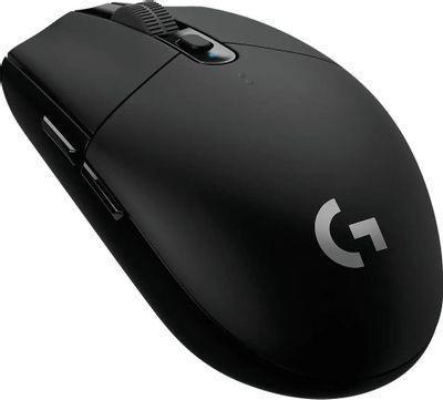 Мышь Logitech G305 Lightspeed, игровая, оптическая, беспроводная, USB, черный [910-005283] - фото 2 - id-p223387702