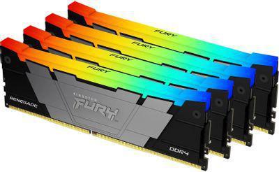 Оперативная память Kingston Fury Renegade KF436C16RB12AK4/64 DDR4 - 4x 16ГБ 3600МГц, DIMM, Ret - фото 2 - id-p223513030