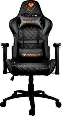 Кресло игровое COUGAR Armor One, на колесиках, эко.кожа, черный [cu-armone-b] - фото 1 - id-p223513178