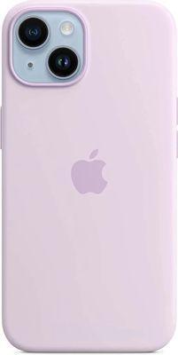 Чехол (клип-кейс) Apple Silicone Case with MagSafe A2910, для Apple iPhone 14, лиловый [mpry3zm/a] - фото 1 - id-p224789275