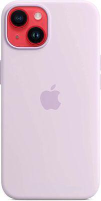 Чехол (клип-кейс) Apple Silicone Case with MagSafe A2910, для Apple iPhone 14, лиловый [mpry3zm/a] - фото 5 - id-p224789275