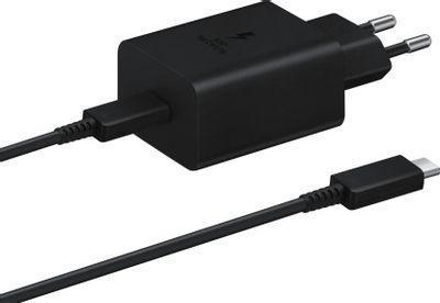 Сетевое зарядное устройство Samsung EP-T4510, USB type-C, 45Вт, 3A, черный [ep-t4510xbegww] - фото 1 - id-p224979188