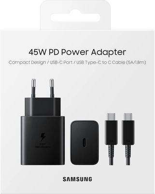 Сетевое зарядное устройство Samsung EP-T4510, USB type-C, 45Вт, 3A, черный [ep-t4510xbegww] - фото 5 - id-p224979188