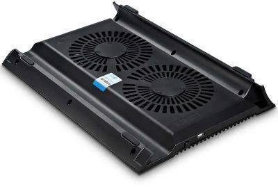 Подставка для ноутбука DeepCool N8, 17", 380х278х55 мм, 3хUSB, вентиляторы 2 х 140 мм, 1244г, черный - фото 6 - id-p224979193