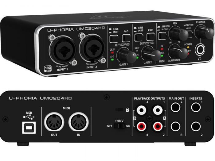 Behringer U-PHORIA UMC204HD