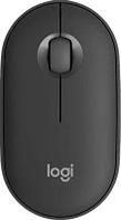 Мышь Logitech Pebble M350S, оптическая, беспроводная, USB, графитовый [910-007015]