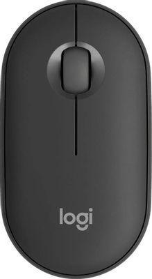 Мышь Logitech Pebble M350S, оптическая, беспроводная, USB, графитовый [910-007015] - фото 1 - id-p224834334