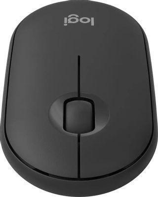 Мышь Logitech Pebble M350S, оптическая, беспроводная, USB, графитовый [910-007015] - фото 2 - id-p224834334