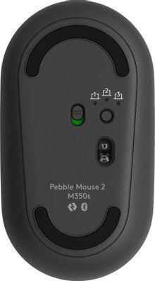 Мышь Logitech Pebble M350S, оптическая, беспроводная, USB, графитовый [910-007015] - фото 4 - id-p224834334