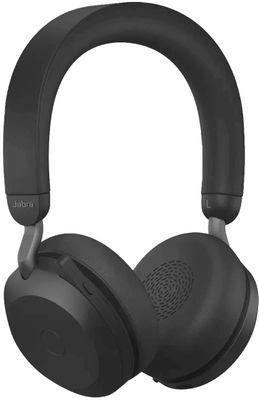 Гарнитура Jabra Evolve2 75, для компьютера/мобильных устройств, накладные, Bluetooth, черный [27599-999-989] - фото 1 - id-p225127501