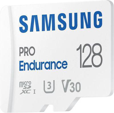 Карта памяти microSDXC UHS-I U3 Samsung PRO Endurance 128 ГБ, 100 МБ/с, Class 10, MB-MJ128KA, 1 шт., - фото 2 - id-p224979378