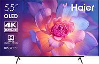 55" Телевизор HAIER S9, OLED, Ultra HD 4K, черный, СМАРТ ТВ, Android