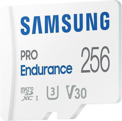 Карта памяти microSDXC UHS-I U3 Samsung PRO Endurance 256 ГБ, 100 МБ/с, Class 10, MB-MJ256KA, 1 шт., - фото 2 - id-p224535575