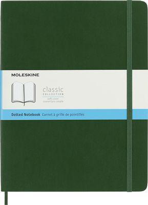 Блокнот Moleskine Classic Soft, 192стр, пунктир, мягкая обложка, зеленый [qp624k15] - фото 1 - id-p224834498