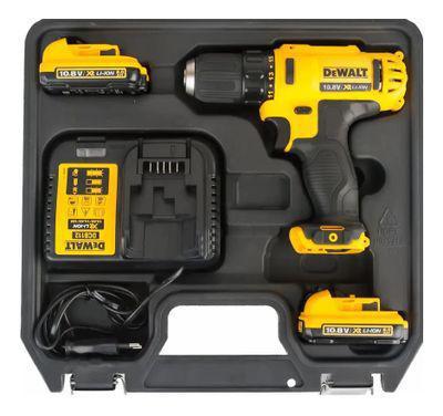 Дрель-шуруповерт DeWALT DCD710D2-QW, 2Ач, с двумя аккумуляторами - фото 3 - id-p224999979