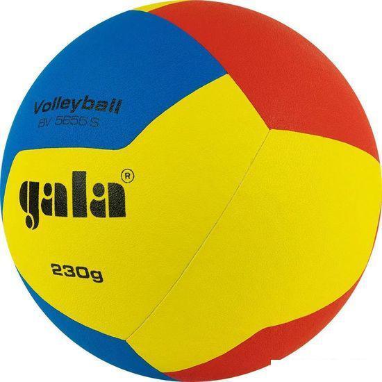 Волейбольный мяч Gala Training 230 12 BV 5655 S (размер 5, синий/желтый/красный) - фото 2 - id-p225218635