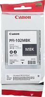 Картридж CANON PFI-102MBK, черный матовый / 0894B001