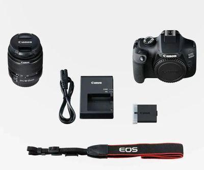 Зеркальный фотоаппарат Canon EOS 4000D kit ( Ef-S 18-55mm f/3.5-5.6), черный - фото 3 - id-p224652973