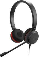 Гарнитура Jabra Evolve 30 II MS, для контактных центров, накладные, проводные, черный [5399-823-309]