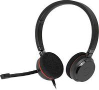 Гарнитура Jabra Evolve 20 MS Stereo, для контактных центров, накладные, проводные, черный [4999-823-109]