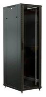 Шкаф серверный WRLINE WR-TT-3761-AS-RAL9004 напольный, стеклянная передняя дверь, 37U, 600x1833x1000 мм