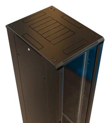 Шкаф серверный WRLINE WR-TT-3761-AS-RAL9004 напольный, стеклянная передняя дверь, 37U, 600x1833x1000 мм - фото 4 - id-p224653082