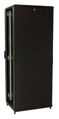Шкаф серверный WRLINE WR-TT-3261-AS-RAL9004 напольный, стеклянная передняя дверь, 32U, 600x1610x1000 мм - фото 2 - id-p224653085