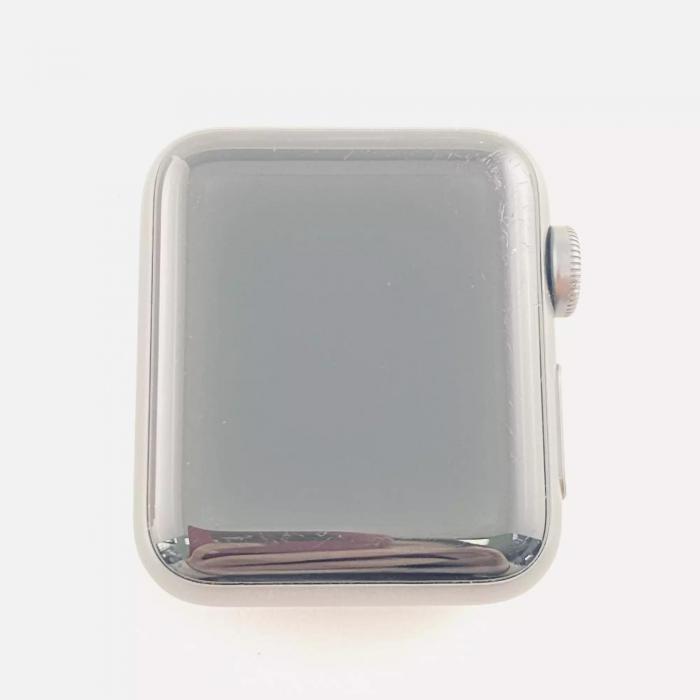 Apple Watch Series 3 GPS, 38mm Space Grey Aluminium Case with Black Sport, Band, Model A1858 (Восстановленный) - фото 1 - id-p225128928